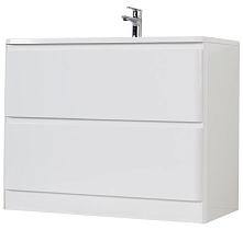 Мебель для ванной BelBagno Albano 100 см напольная, Bianco Lucido