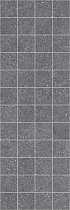 Декор Laparet Mason мозаичный чёрный 20х60 см, MM60109