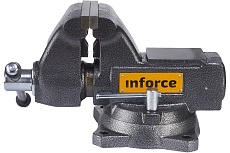 Поворотные слесарные тиски Inforce 115 мм 05-23-09