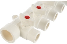 Коллектор с шаровыми кранами PPR Lammin 32х5 Lm31081005032