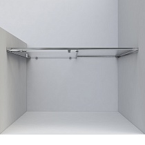 Душевая дверь Vincea Garda VDS-1G120CLBN 120x190 брашированный никель, прозрачная
