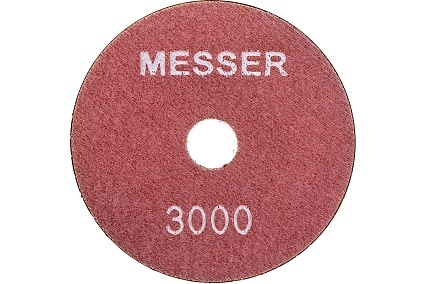 Алмазный гибкий шлифовальный круг (100 мм; MESH 3000) Messer 02-03-107