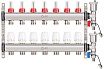 Коллекторная группа AV Engineering AVE136, 7 выходов AVE13600107