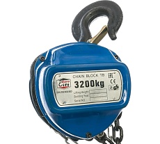 Ручная шестеренная стационарная таль EURO-LIFT ТВ 00000625 (3.2 т, 3 м)