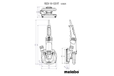 Шлифователь по бетону Metabo RSEV 19-125 RT 603825700