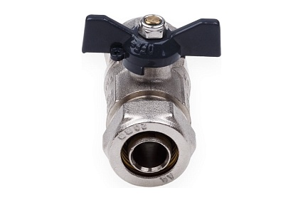 Шаровой кран для МП труб Aqualink 16x16 B бабочка 872