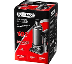 Гидравлический бутылочный домкрат MIRAX 10т 43260-10
