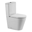 Унитаз-компакт BelBagno Flay-Tor BB2149T/BB2149CP-TOR безободковый, со смывом Торнадо, белый