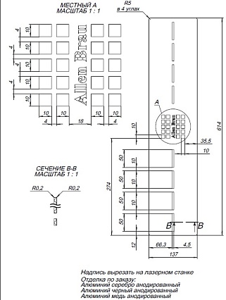 Решетка Allen Brau Infinity 8.210N5-BBA для поддона 140x80, черный браш