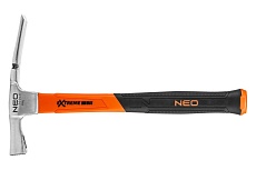 Молоток-кирочка Neo Tools 600 г, рукоятка из стекловолокна 25-133
