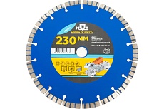 Диск отрезной алмазный турбо-сегментный 230x2.7-2.8x10x22.2 мм MOS 37225М