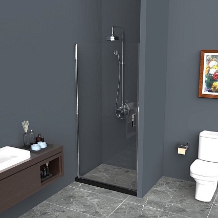 Душевая дверь BelBagno Uno 75x190 UNO-B-1-75-C-Cr прозрачная