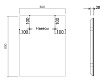Зеркало Vincea VLM-3VN600-2 60x80 см, сенсорный выключатель и диммер, антипар