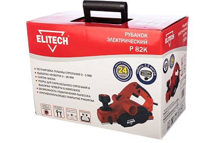Рубанок Elitech Р 82К
