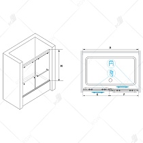 Шторка для ванны RGW Screens SC-66 170x150 прозрачное