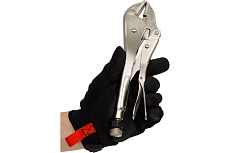 Зажимные клещи Neo Tools 250 мм прямые губки 01-217