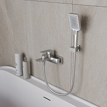 Смеситель для ванны Oliveeka D-Line OL-639003A-BN никель матовый
