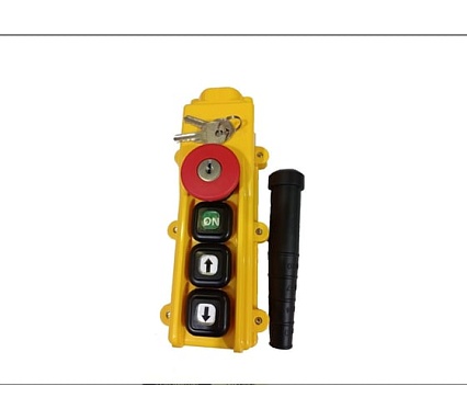 Пульт управления OCALIFT 2 кнопки, 2 скорости, стоп, старт, ключ IP55 TNHA1-61S