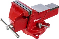 Слесарные поворотные тиски с наковальней Сорокин 1.916