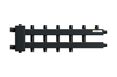 Коллектор Warme с гидрострелкой компактный на 6 контуров WKD.R.60.K.3+2+1