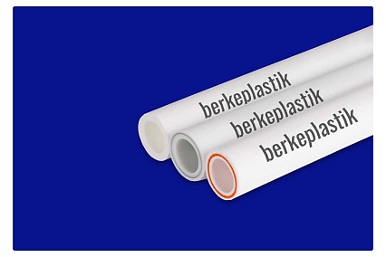 Труба PP-R Berke Plastik PN20 SDR 7.4, белая, армированная стекловолокном, d 25x3.5, 4 метра R2.4030.20.025