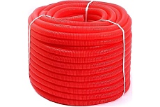 Защитный гофрированный кожух Электропласт Пешель 40 мм, красный, 30 м 40R30PP