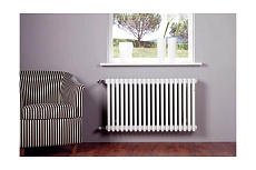 Трубчатый радиатор Zehnder Charleston 3057/26/№1270/RAL 9016, 3/4