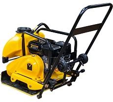 Бензиновая виброплита Masalta Dinking DK168, 6,5 л.с., 83 кг, бак, колеса, рама, коврик, MSR90-2 ВИБ173