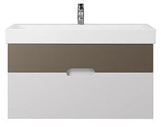 Тумба с раковиной Creto Malibu 100 см Capuchino Soft