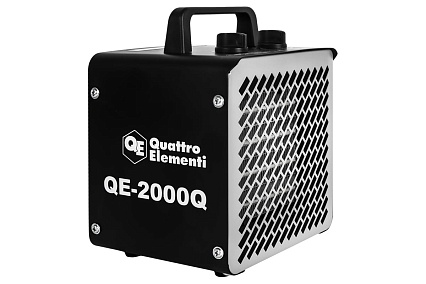 Керамический электрический нагреватель воздуха Quattro Elementi QE-2000Q КУБ (1,0/2,0 кВт, 140 м.куб/ч, площадь обогрева 20 м2) 915-960