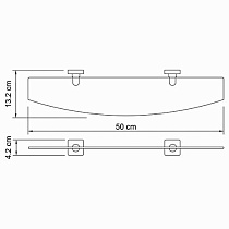 Полка WasserKRAFT Lippe K-6524