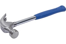 Кованый молоток-гвоздодер Toolberg металлический, обрезиненная ручка, 600 г 90003435642