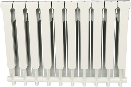 Алюминиевый радиатор Rommer Profi 500 AL500-80-80-100 10 секций RAL9016 82485