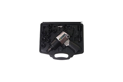 Пневмогайковерт Эврика с набором ударных головок 12 ER-85268K