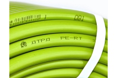 Труба ДТРД для теплого пола PERT 16x2,0 бухта 100м зеленая VI7 162100PTGN