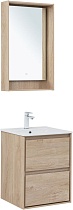 Мебель для ванной Aquanet Милан 50 см дуб светлый