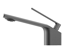 Смеситель для раковины Black&White Gravity GF-7104-GM оружейная сталь