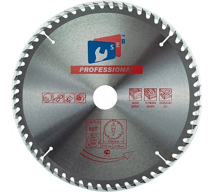 Пильный диск по дереву 300x32 мм, 60Z TORGWIN S31411