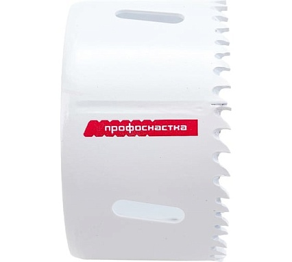 Коронка биметаллическая крупный зуб (76 мм, 38 мм, HSSE, М42) №063 Профоснастка 80101063