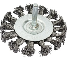 Кордщетка радиальная витая (75 мм) для дрели Redverg 6623592