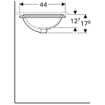 Раковина Geberit VariForm 53 см 500.762.01.2