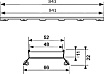 Основа TECEdrainline 600972 90 см под плитку "plate II"