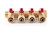 Коллектор с шаровыми кранами PROFACTOR в/н 3/4" х 4 вых 16 цанга PF MVP 266.4