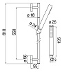 Душевой гарнитур Nobili AD140/37CR Chrome