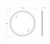Зеркало Cezares Multicolore 80x80 см с подсветкой CZR-SPC-MC-800-RGB-TCH