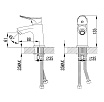 Смеситель для раковины Milardo Volga VOLSB00M01