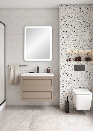 Мебель для ванной Art&Max Platino 58 см капучино матовый
