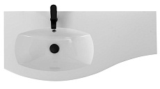 Тумба с раковиной Cezares Vague 104 см Nero opaco