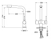 Смеситель для кухни Timo Saona 2396/00F с подключением фильтра, хром