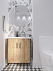 Мебель для ванной 1MarKa Grunge Loft 70 см, напольная, дуб вотан